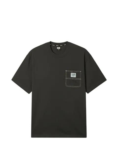logo-patch T-shirt by FINGERCROXX