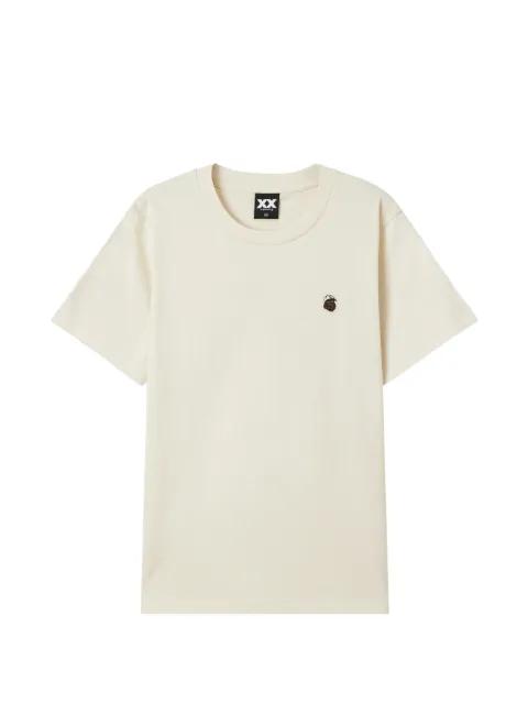 logo-patch T-shirt by FINGERCROXX