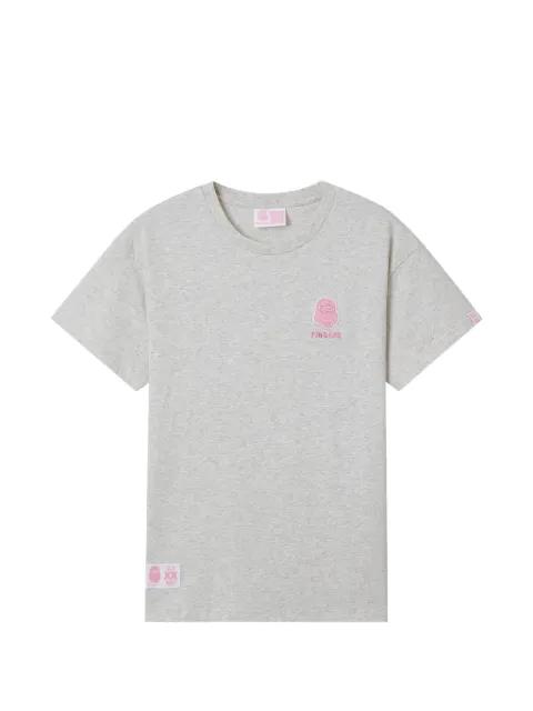 logo-patch T-shirt by FINGERCROXX