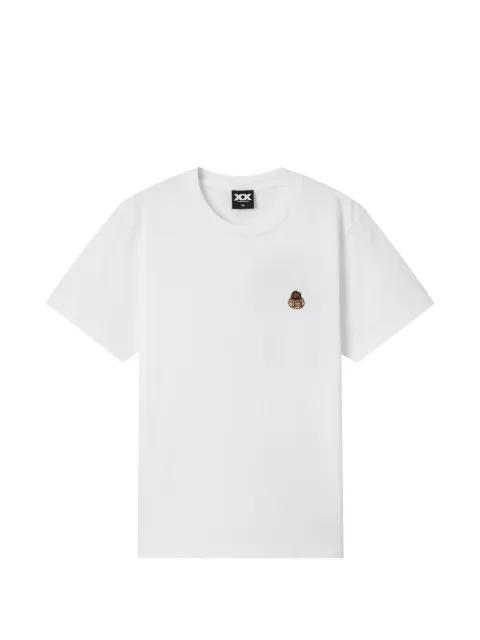 logo-patch T-shirt by FINGERCROXX