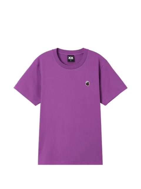 logo-patch T-shirt by FINGERCROXX