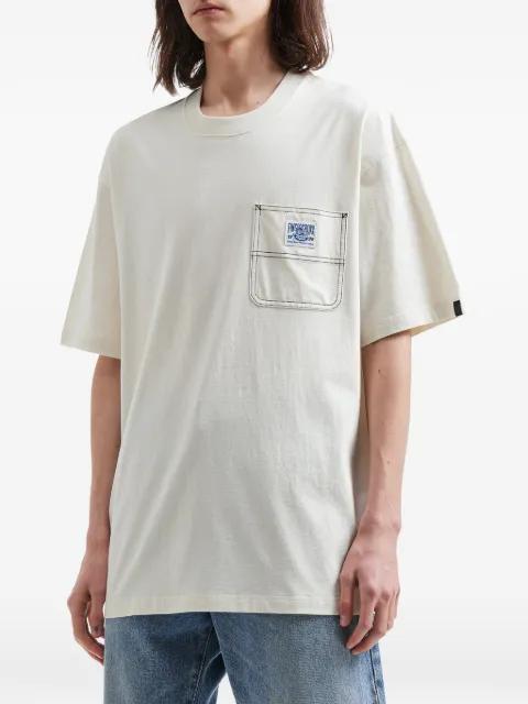 logo-patch T-shirt by FINGERCROXX