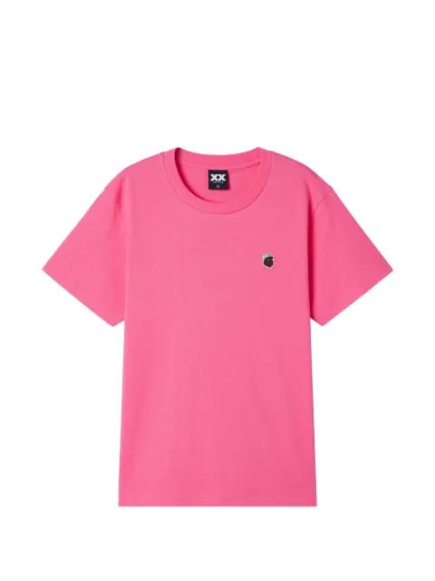 logo-patch T-shirt by FINGERCROXX