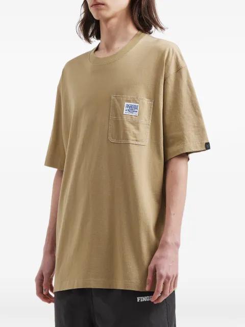 logo-patch T-shirt by FINGERCROXX