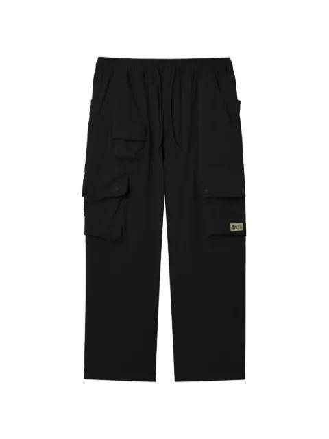 logo-patch cargo pants by FINGERCROXX