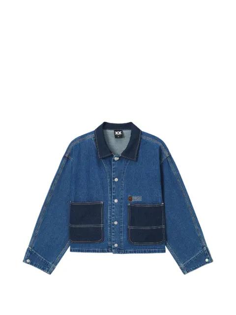 logo-patch pocket jacket by FINGERCROXX