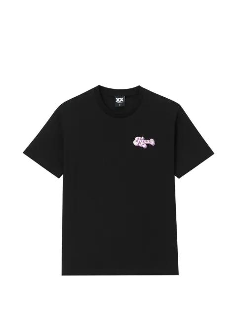 logo-print T-shirt by FINGERCROXX