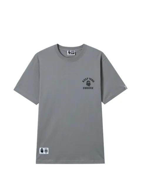 logo-print T-shirt by FINGERCROXX