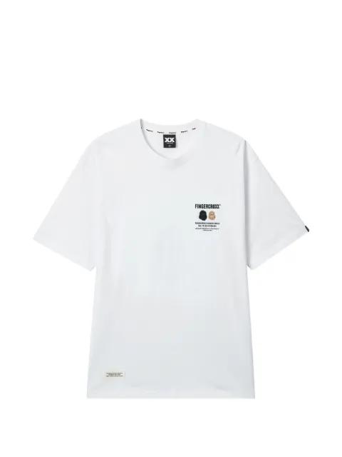 logo-print T-shirt by FINGERCROXX