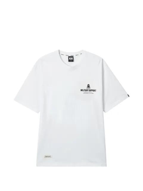 logo-print T-shirt by FINGERCROXX