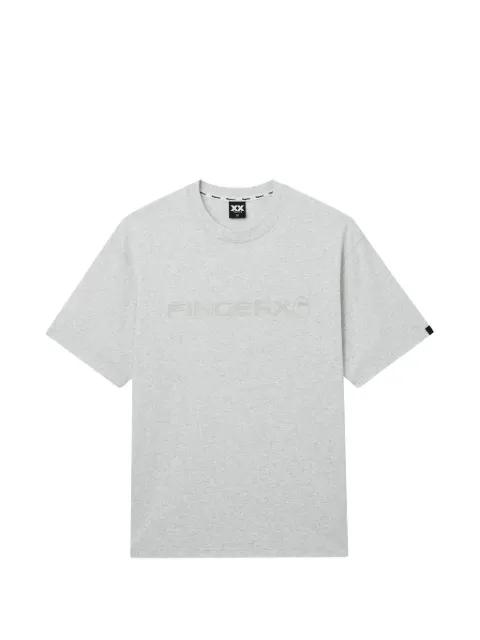 logo-print T-shirt by FINGERCROXX