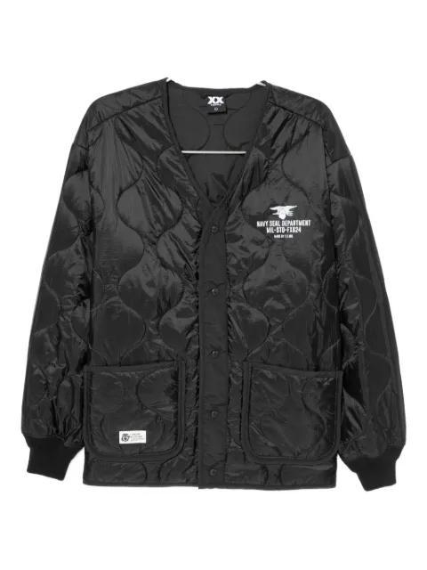 logo-printed jacket by FINGERCROXX