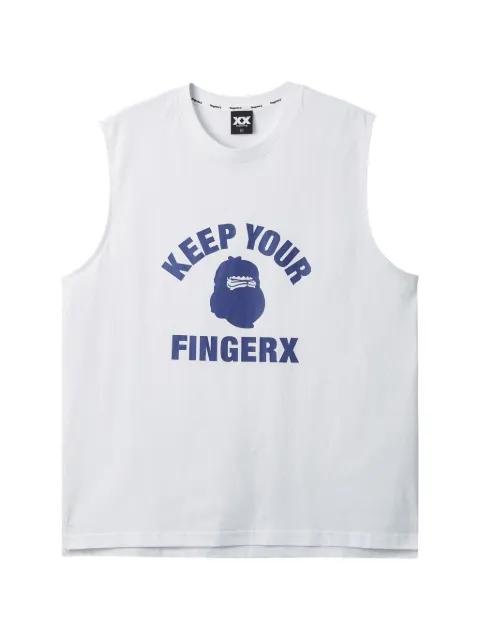 logo tank top by FINGERCROXX