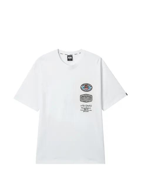 patch-appliqué T-shirt by FINGERCROXX