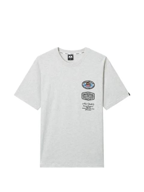 patch-appliqué T-shirt by FINGERCROXX