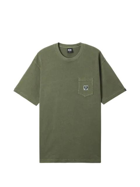 pocket crew-neck T-shirt by FINGERCROXX