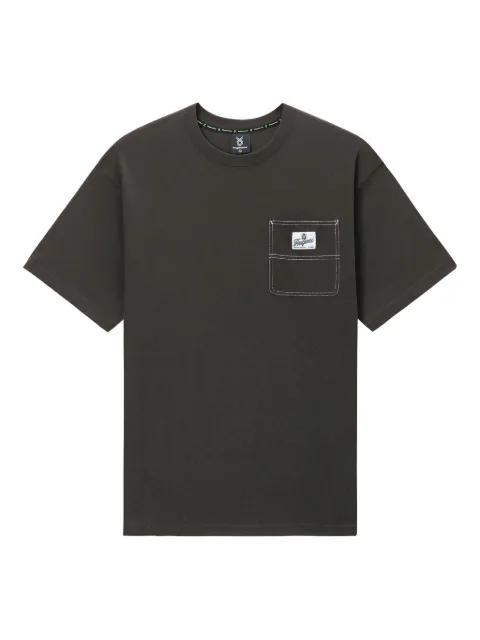 pocket-detail T-shirt by FINGERCROXX