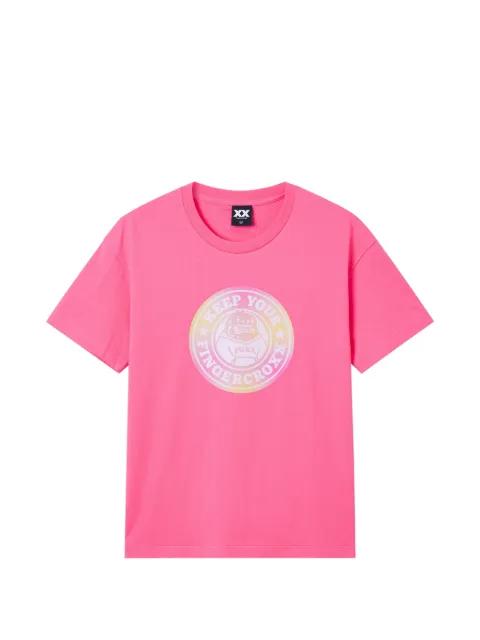 printed T-shirt by FINGERCROXX
