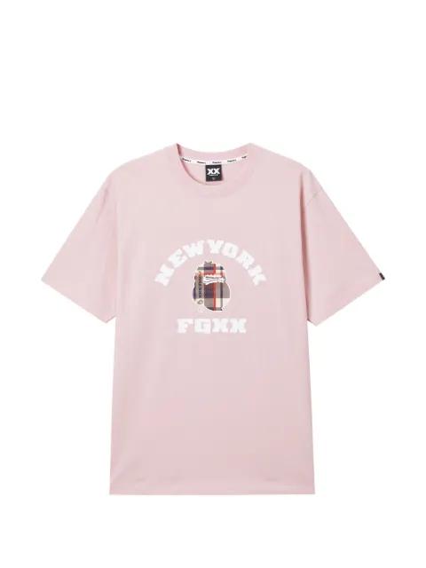 printed short-sleeve T-shirt by FINGERCROXX