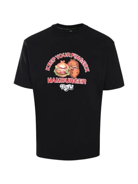 printed short-sleeve T-shirt by FINGERCROXX