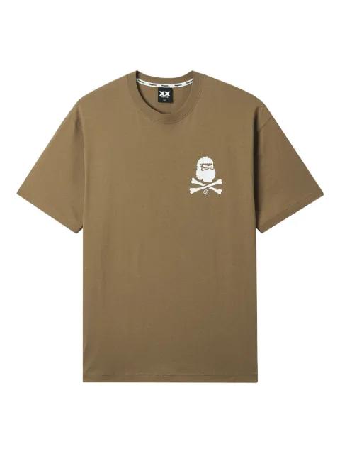 skull-crossbones cotton T-shirt by FINGERCROXX