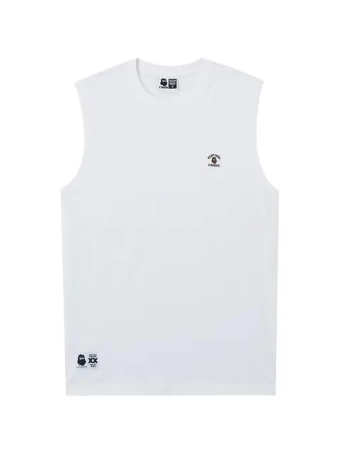 sleeveless appliqué tank top by FINGERCROXX