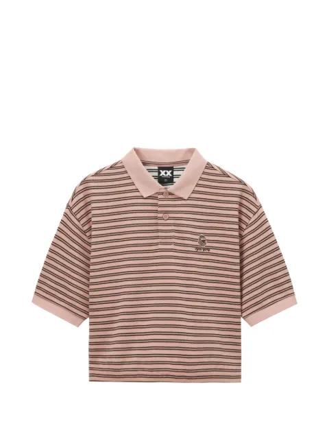 striped polo shirt by FINGERCROXX
