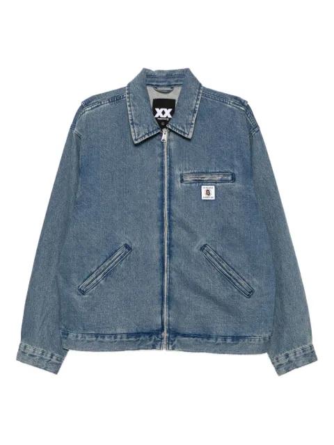 zipped denim jacket by FINGERCROXX