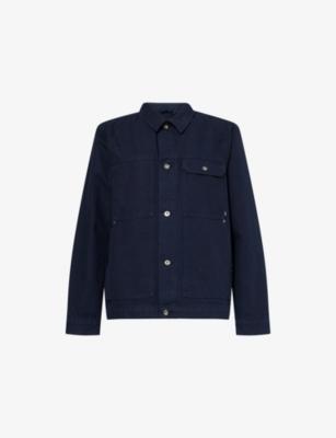 Basset Patch-Pocket Cotton Trucker Jacket by FINISTERRE