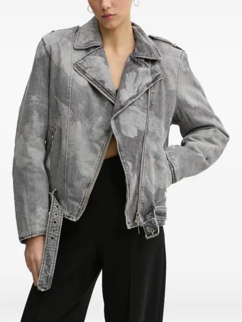 Angels denim biker jacket by FIORUCCI