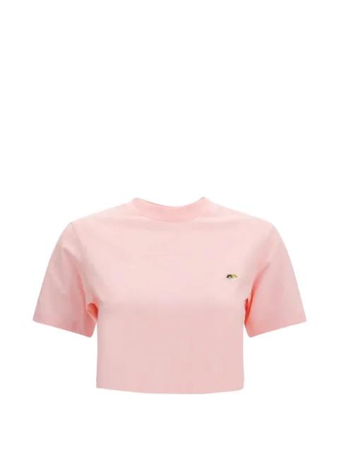 Angels-patch cropped T-shirt by FIORUCCI