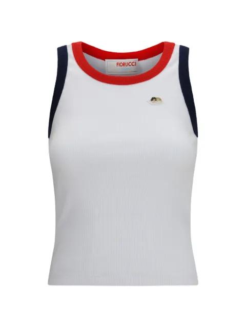 Angels ribbed tank top by FIORUCCI