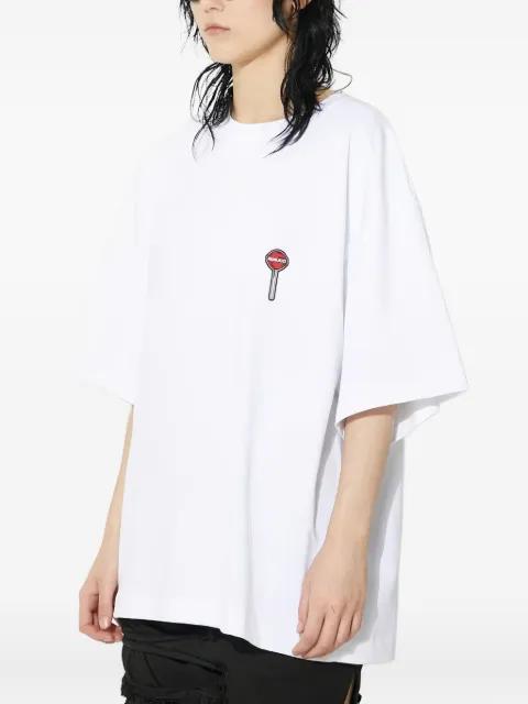 embroidered T-shirt by FIORUCCI