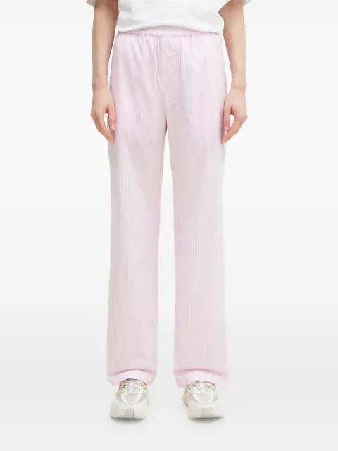 gingham-check trousers by FIORUCCI