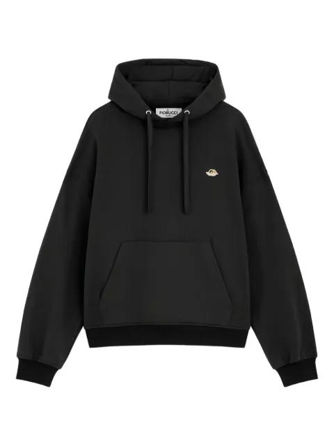 logo-embroidered hoodie by FIORUCCI