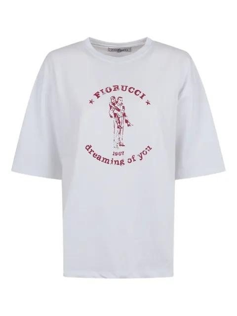 logo-print T-shirt by FIORUCCI