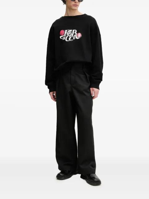 logo-print sweatshirt by FIORUCCI