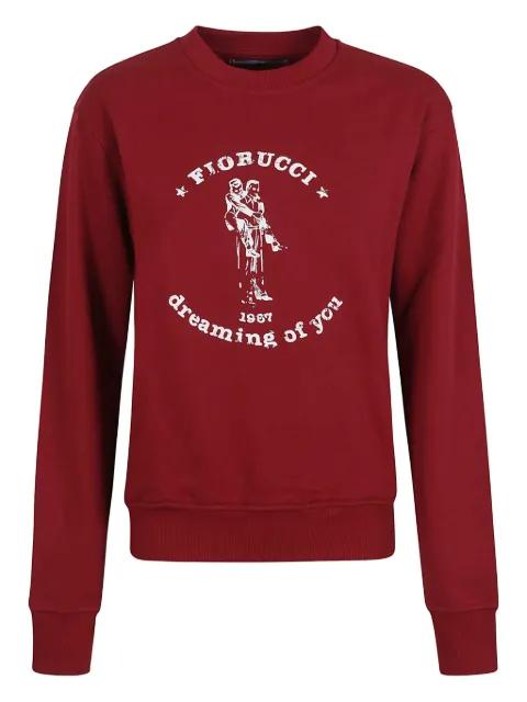 logo-print sweatshirt by FIORUCCI