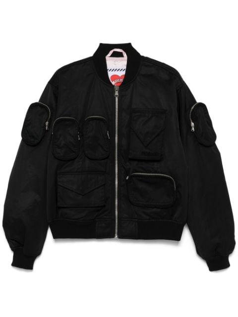 multiple-pockets bomber jacket by FIORUCCI