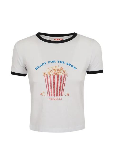 popcorn-print T-shirt by FIORUCCI