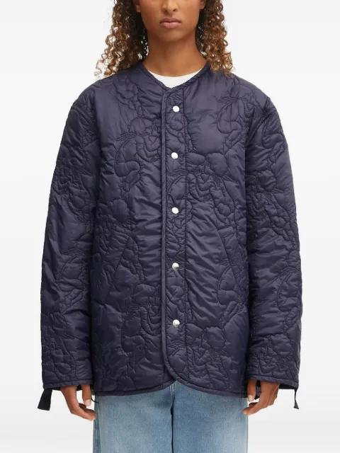 quilted button jacket by FIORUCCI