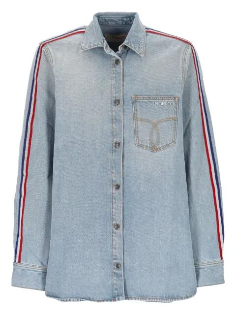 stripe pocket shirt by FIORUCCI