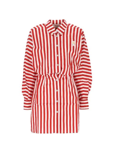 striped cotton shirt dress by FIORUCCI