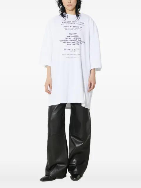 text-print T-shirt by FIORUCCI