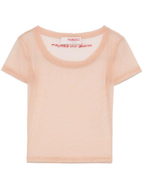 tulle crop top by FIORUCCI