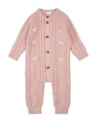 Girls' Farm Floral Sweater Knit Playsuit Coverall - Baby by FIRSTS BY PETIT LEM