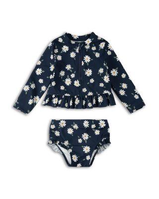 Girls' Floral Print Rash Guard Two Piece Swimsuit - Baby by FIRSTS BY PETIT LEM