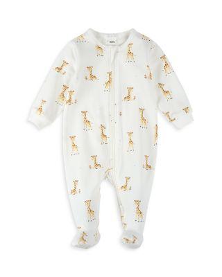 Girls' Giraffe Print Sleeper Footie - Baby by FIRSTS BY PETIT LEM