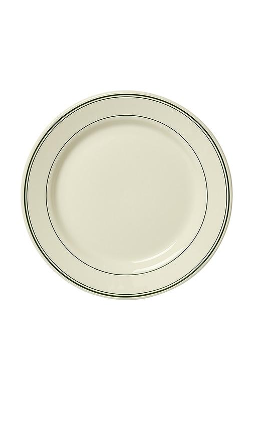 Fish's Eddy Greenband App Plate in Cream by FISH'S EDDY
