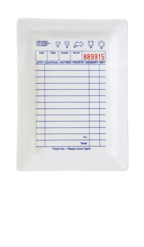 Fish's Eddy Guest Check Tray in White by FISH'S EDDY